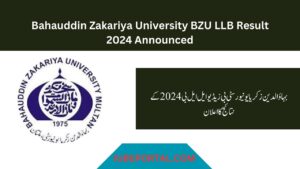 Bahauddin Zakariya University BZU LLB Result 2024 Announced