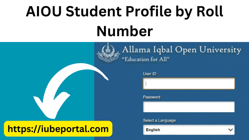 AIOU Student Profile by Roll Number